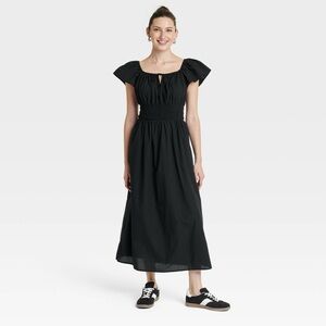 Universal Thread Flutter Sleeve Midi Dress - XS